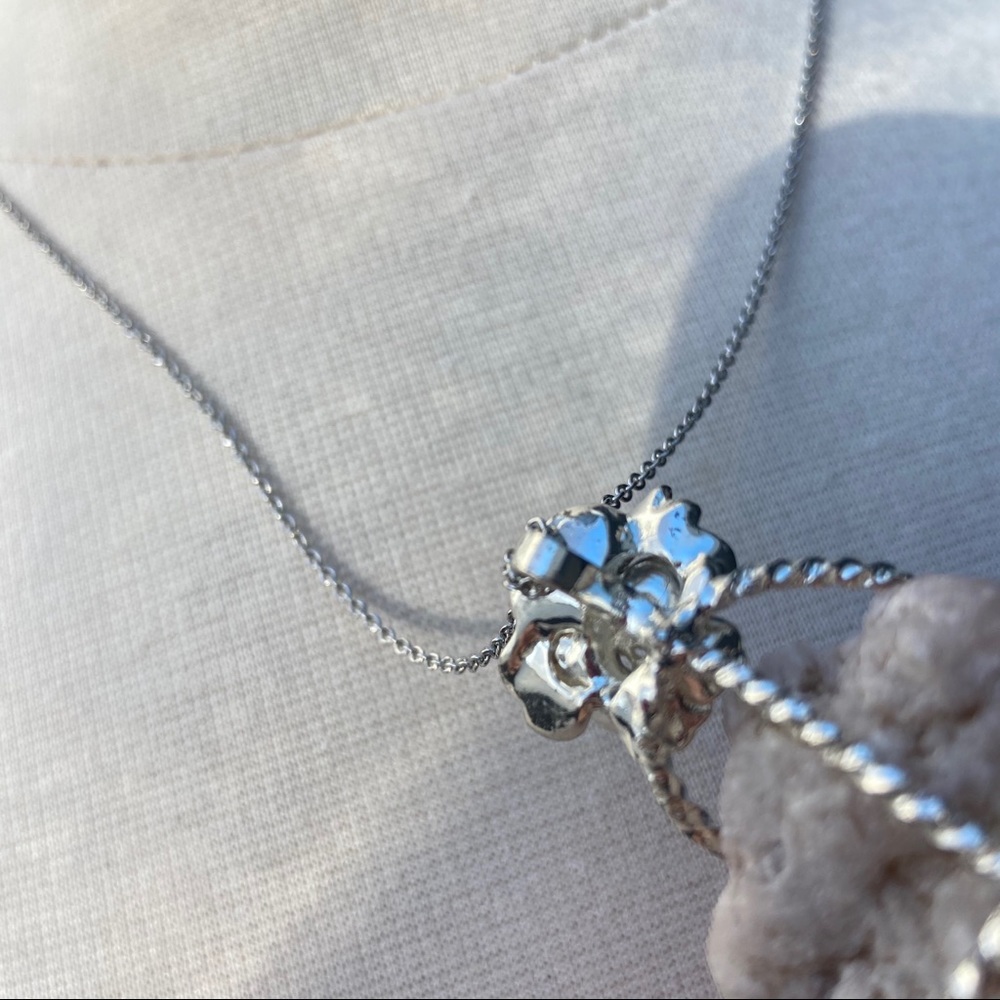 925 Silver Wrapped Geode Necklace - Picture 7 of 10